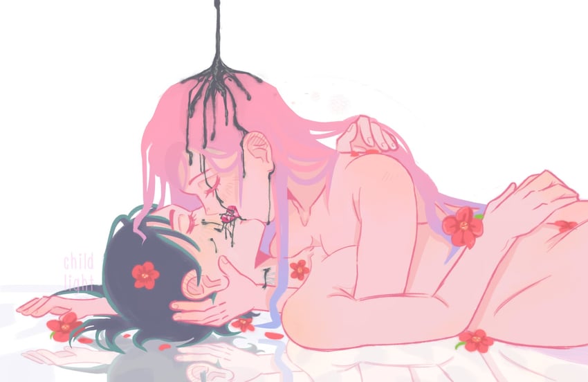 sua and mizi (alien stage) drawn by childlight_art