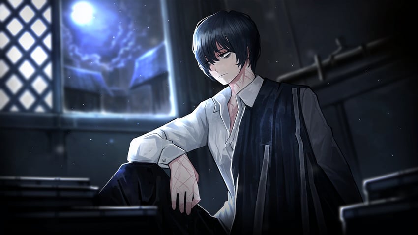 yi sang (project moon and 1 more) drawn by nai_ga