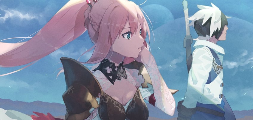 shionne and alphen (tales of and 1 more) drawn by urabe_(mstchan)