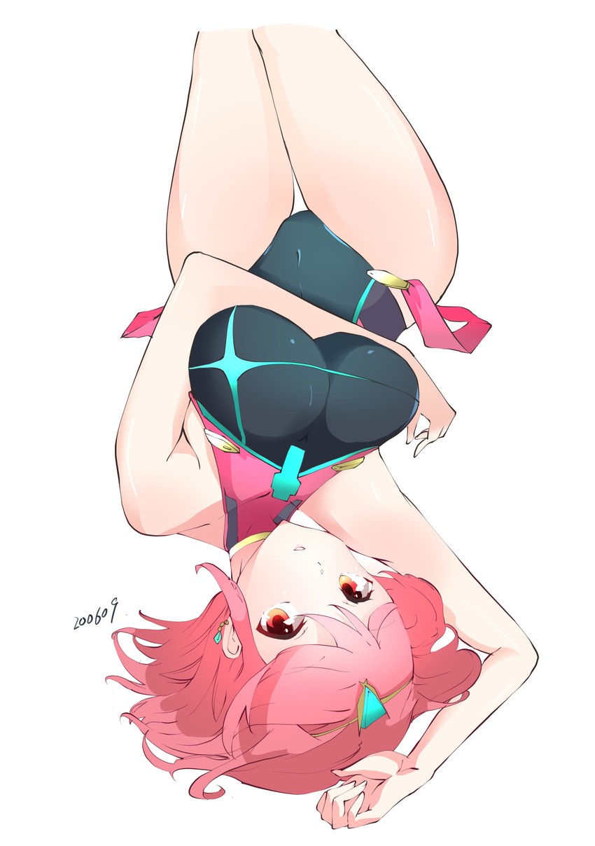 pyra (xenoblade chronicles and 1 more) drawn by risumi_(taka-fallcherryblossom)