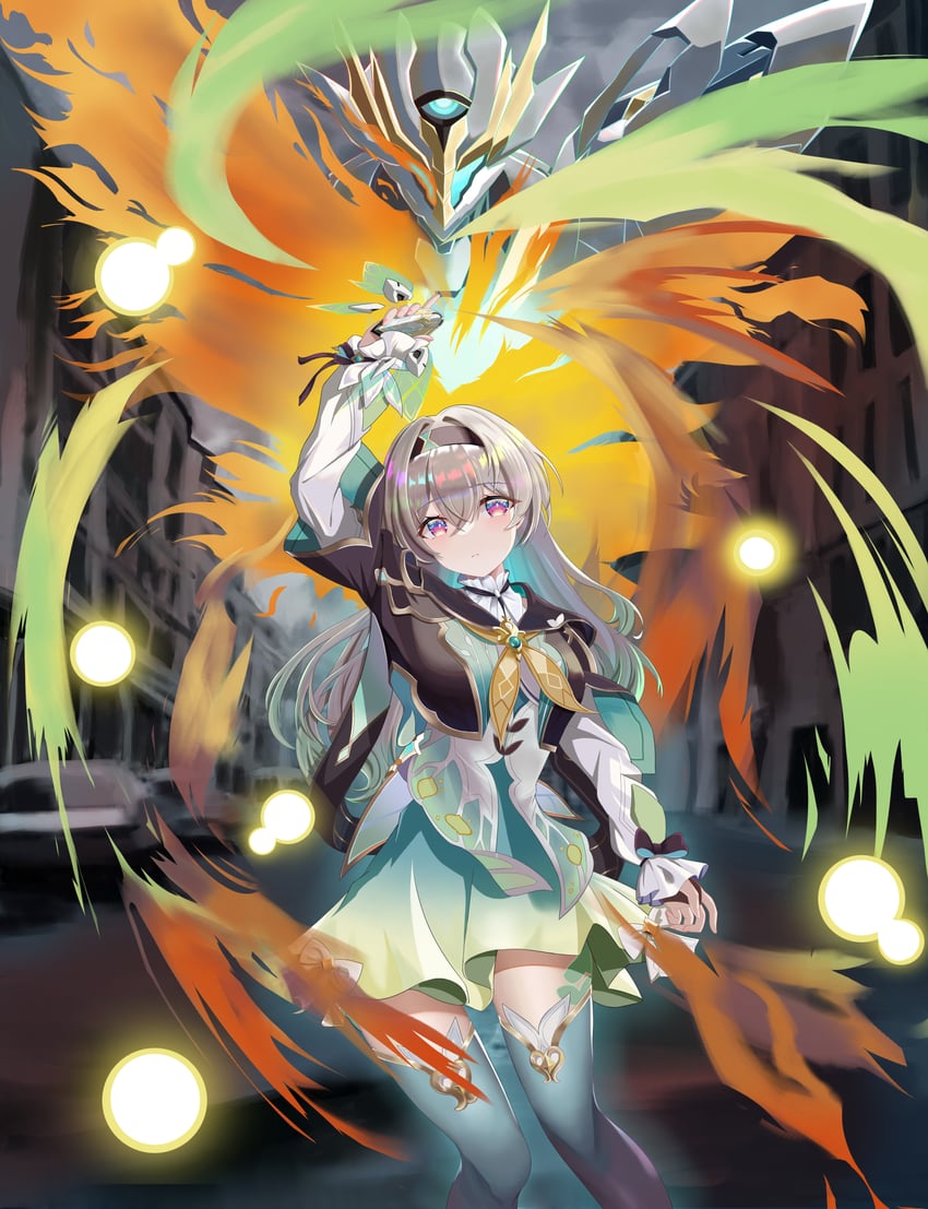 firefly (honkai and 1 more) drawn by mizi_gi