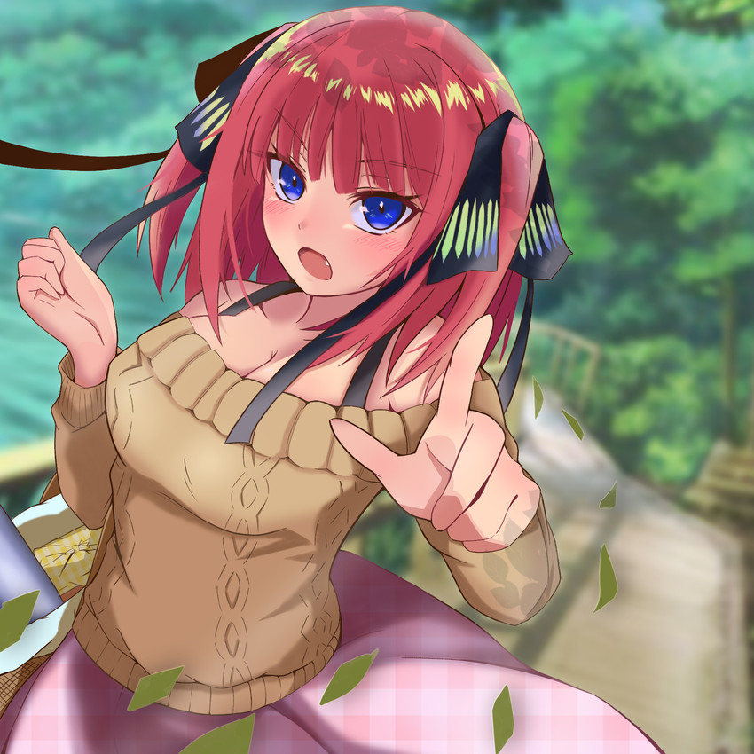 nakano nino (go-toubun no hanayome) drawn by sakura_mo_chiy