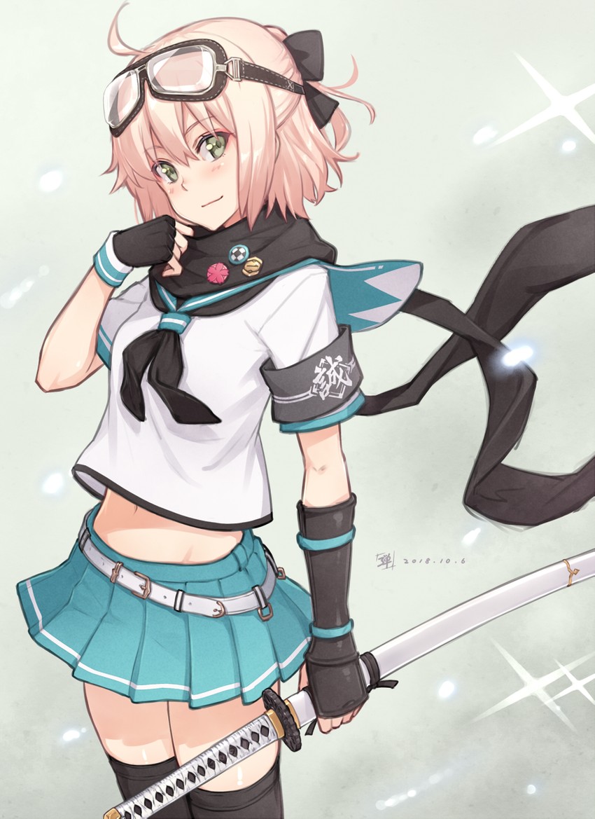 okita souji (fate and 1 more) drawn by dan_(kumadan)