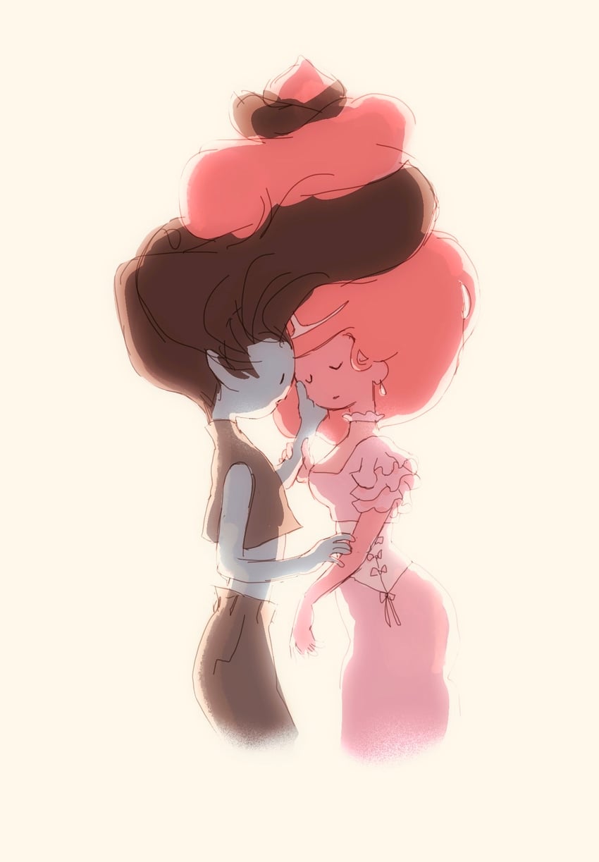 marceline abadeer and princess bonnibel bubblegum (adventure time) drawn by natasha_allegri