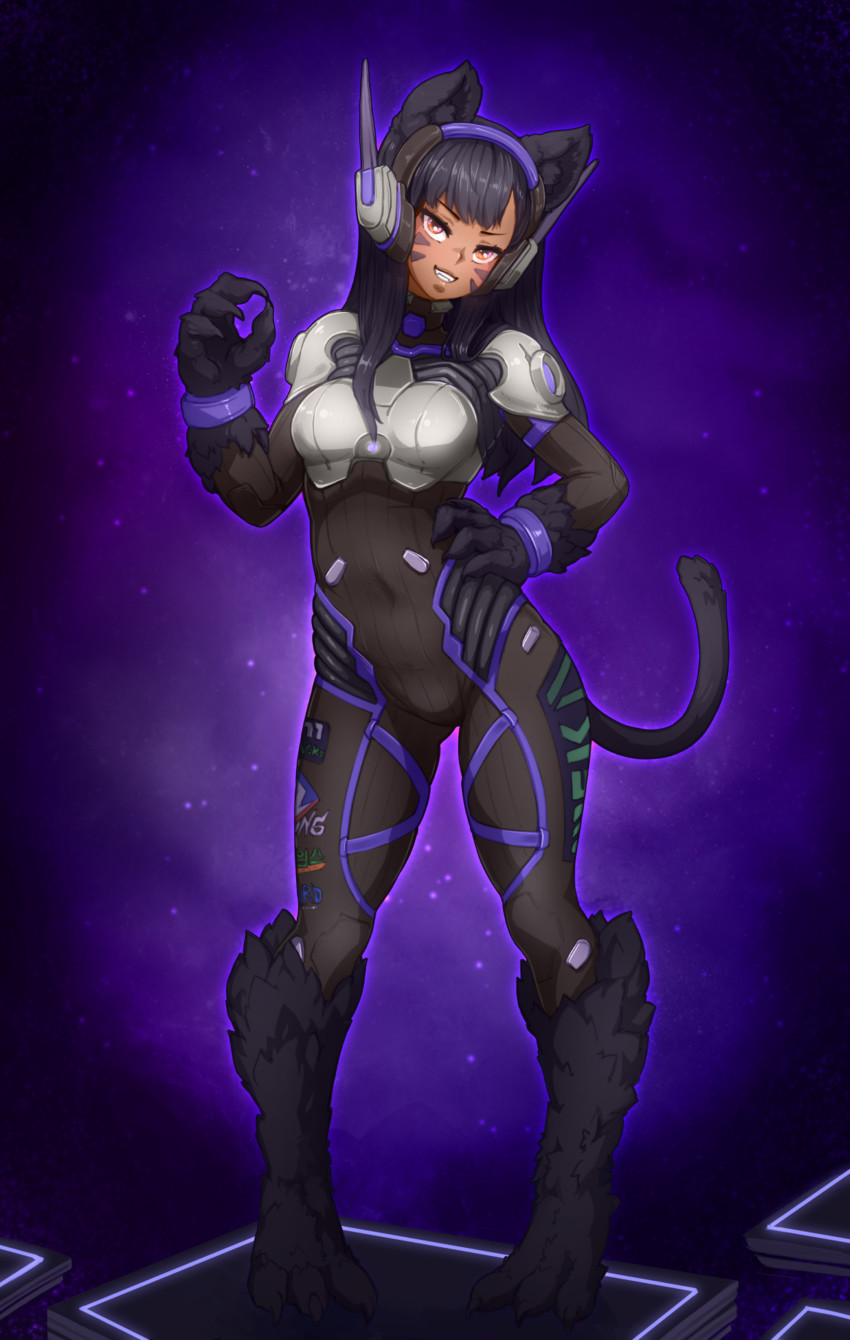 d.va (overwatch and 2 more) drawn by barbariank