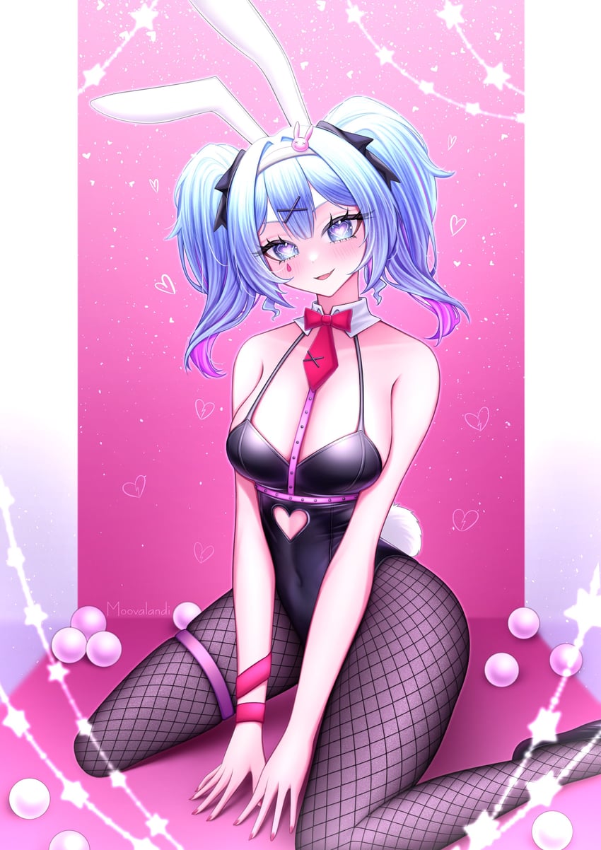 hatsune miku (vocaloid and 1 more) drawn by moovalandi