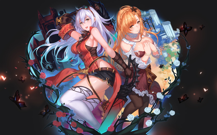 arnas and lyuritis (yoru no nai kuni) drawn by yykuaixian