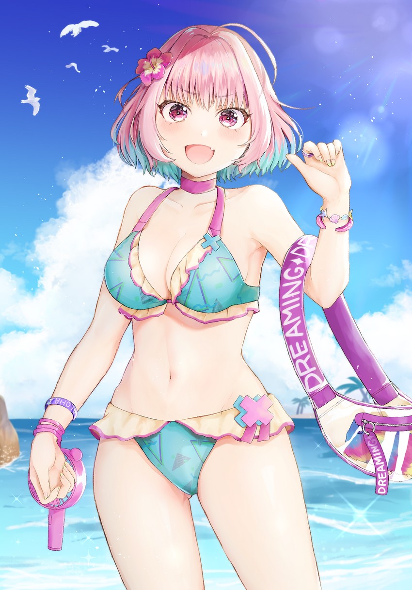 yumemi riamu (idolmaster and 1 more) drawn by mimuta