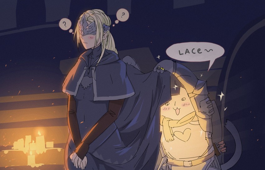 fire keeper and arsenixc (dark souls and 1 more) drawn by arsenixc