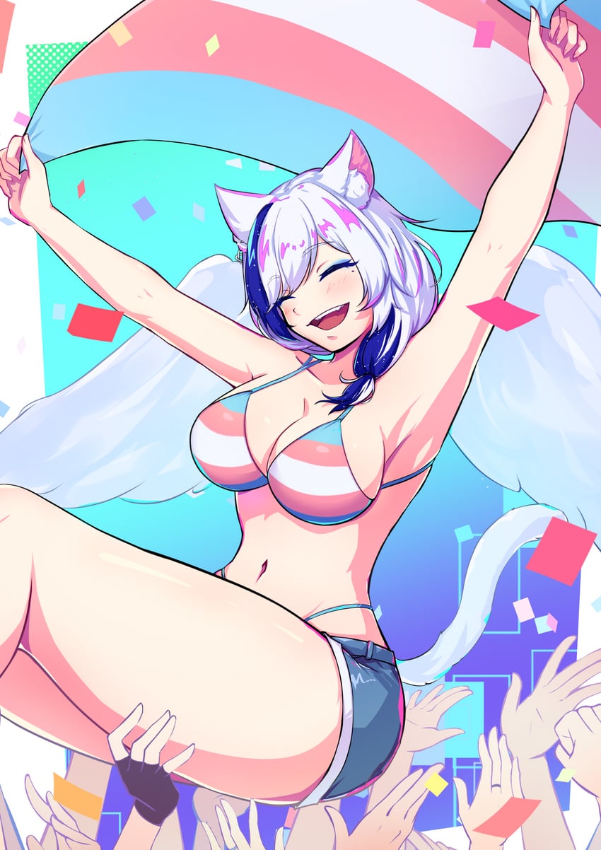 rhea aitken (indie virtual youtuber) drawn by karan_koron100