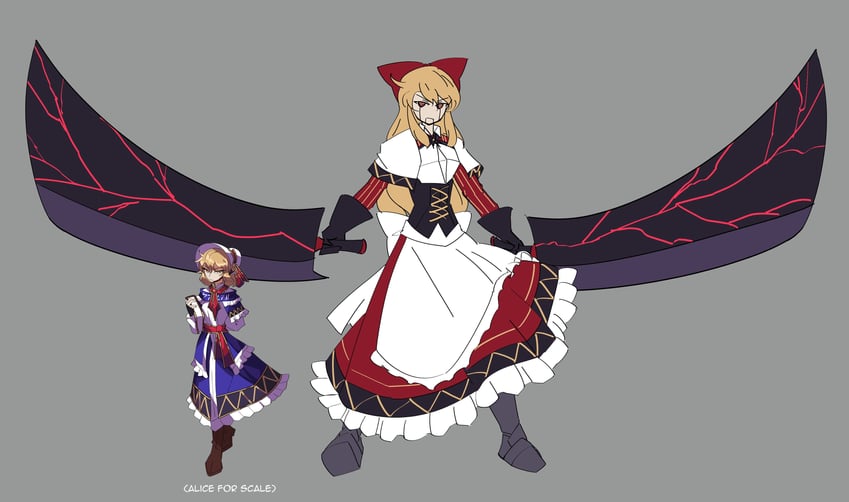 alice margatroid and goliath doll (touhou) drawn by jongk_ok