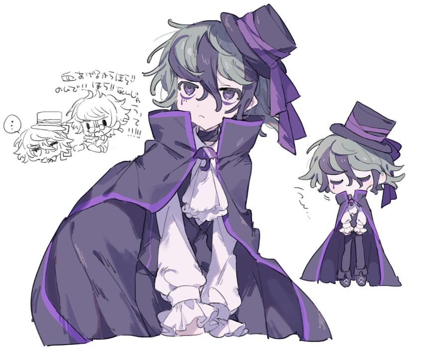 vivia twilight and yakou furio (master detective archives: rain code) drawn by hwr33m