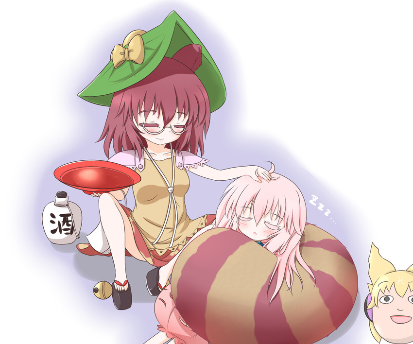 hata no kokoro and futatsuiwa mamizou (touhou) drawn by mofu_mofu