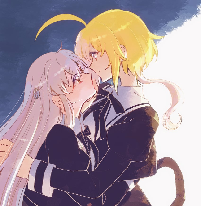 egawa kusumi and amano soraha (assault lily) drawn by sorato_(astllatte)