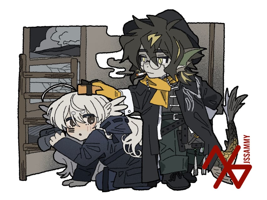 doctor, female doctor, and lee (original and 1 more) drawn by jssammy_zhou