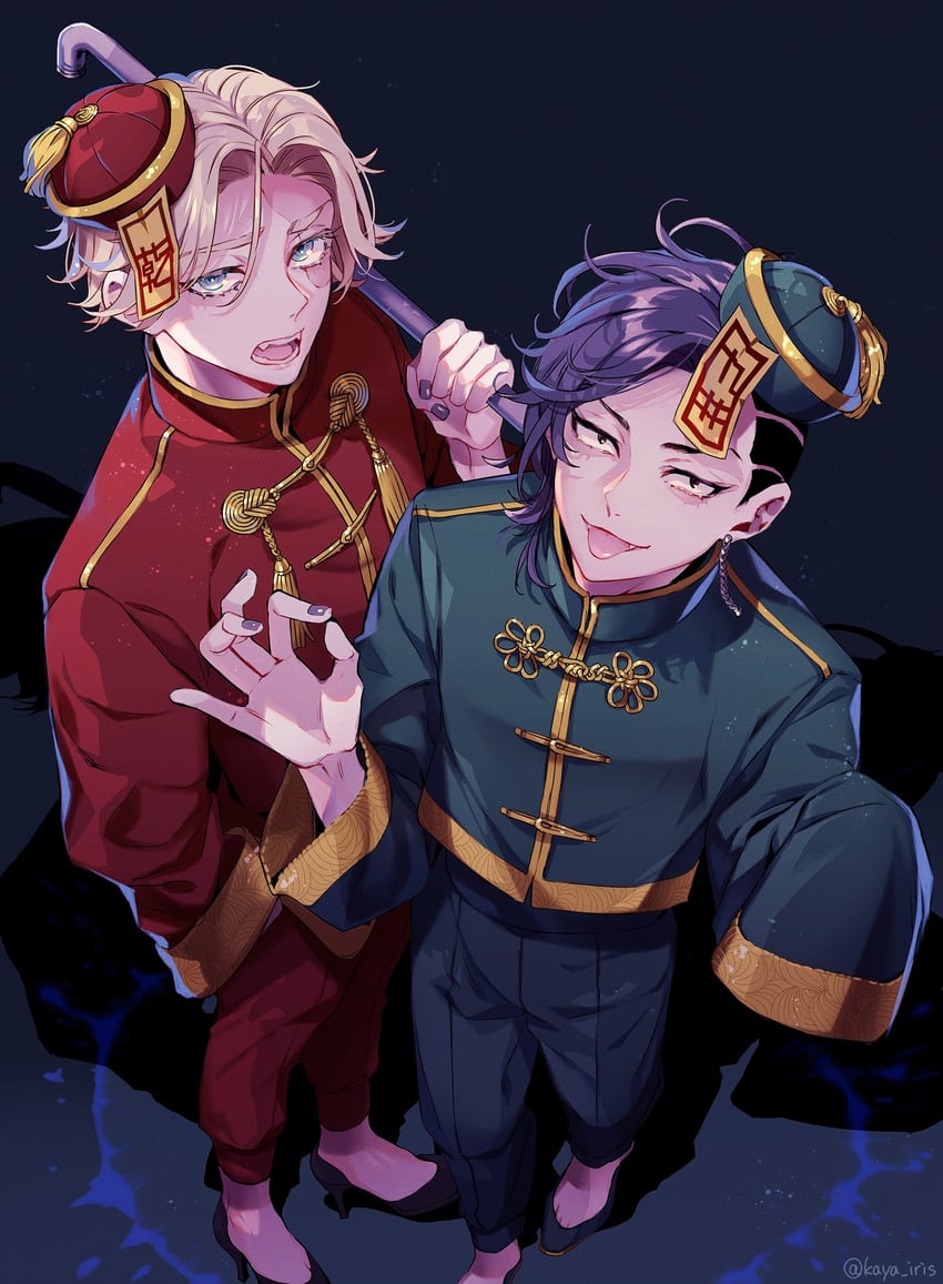 kokonoi hajime and inui seishu (tokyo revengers) drawn by kaya_lily
