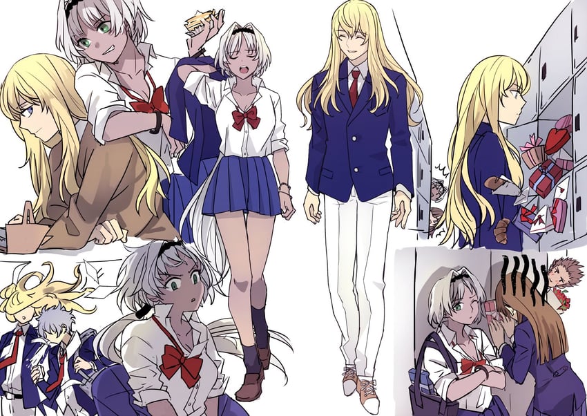 napoleon bonaparte, caenis, kadoc zemlupus, kirschtaria wodime, and ophelia phamrsolone (fate and 1 more) drawn by tsengyun