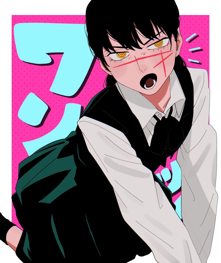 yoru (chainsaw man) drawn by ten_ten_10_10