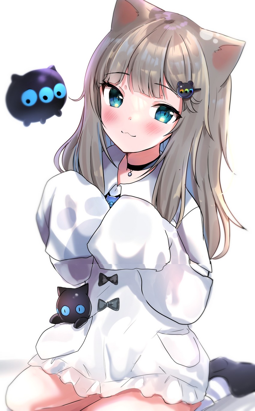 nachoneko and hennyano (indie virtual youtuber) drawn by maru_ccy