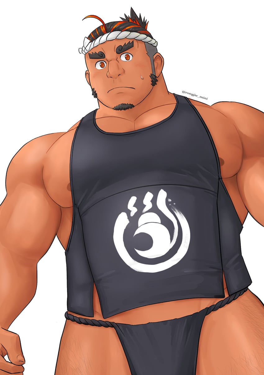 sarutahiko (tokyo afterschool summoners) drawn by rongjie