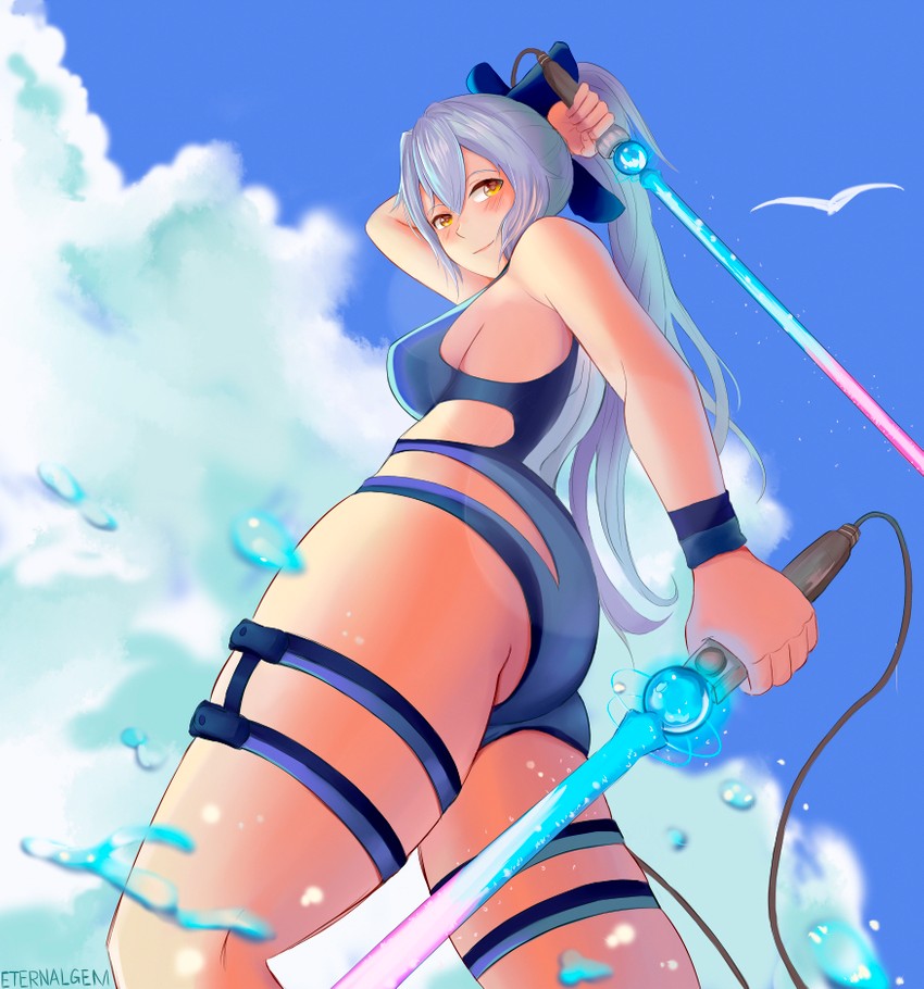 tomoe gozen (fate and 1 more) drawn by gemnuo_(eternalgem)