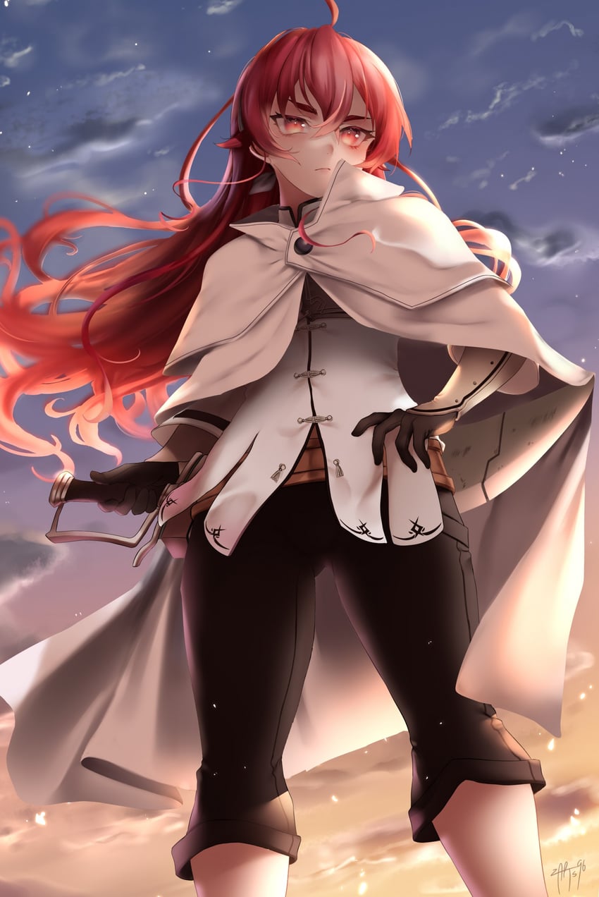 eris greyrat (mushoku tensei) drawn by zasshu