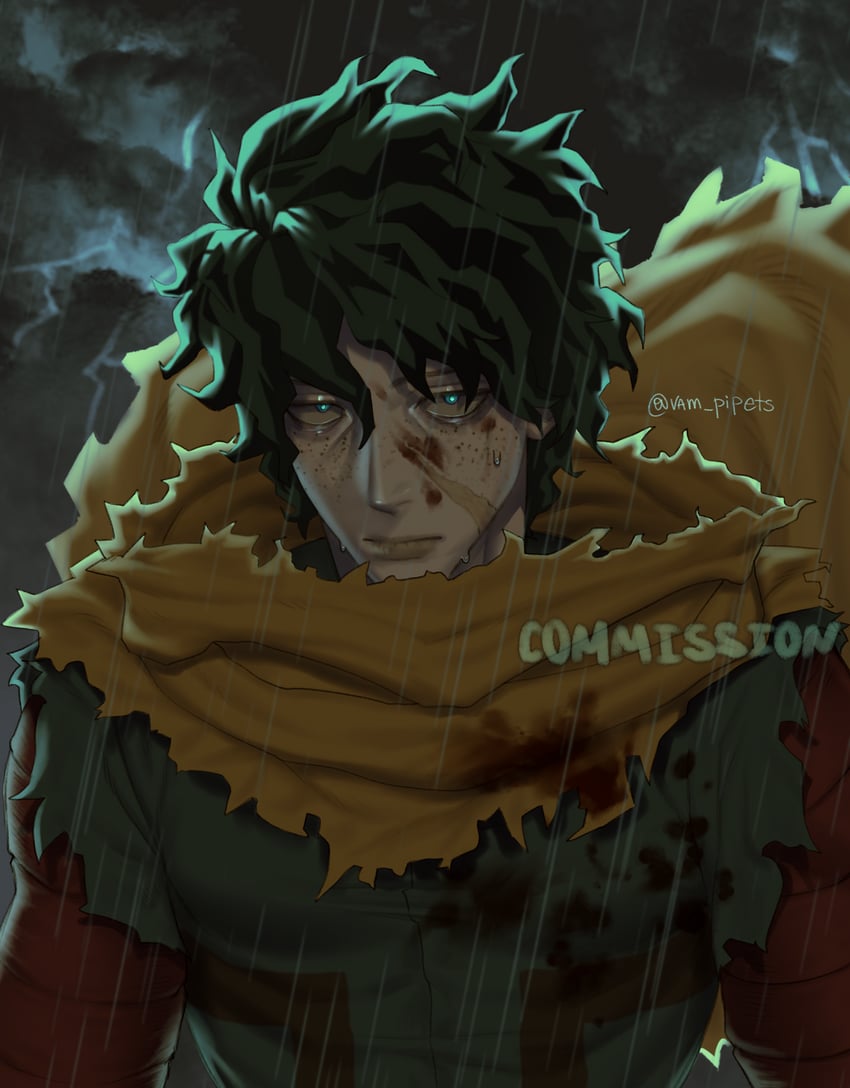 midoriya izuku (boku no hero academia) drawn by vam_pipets