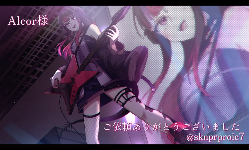 warrior of light and shizuna kurogane (final fantasy and 1 more) drawn by sknprproic7