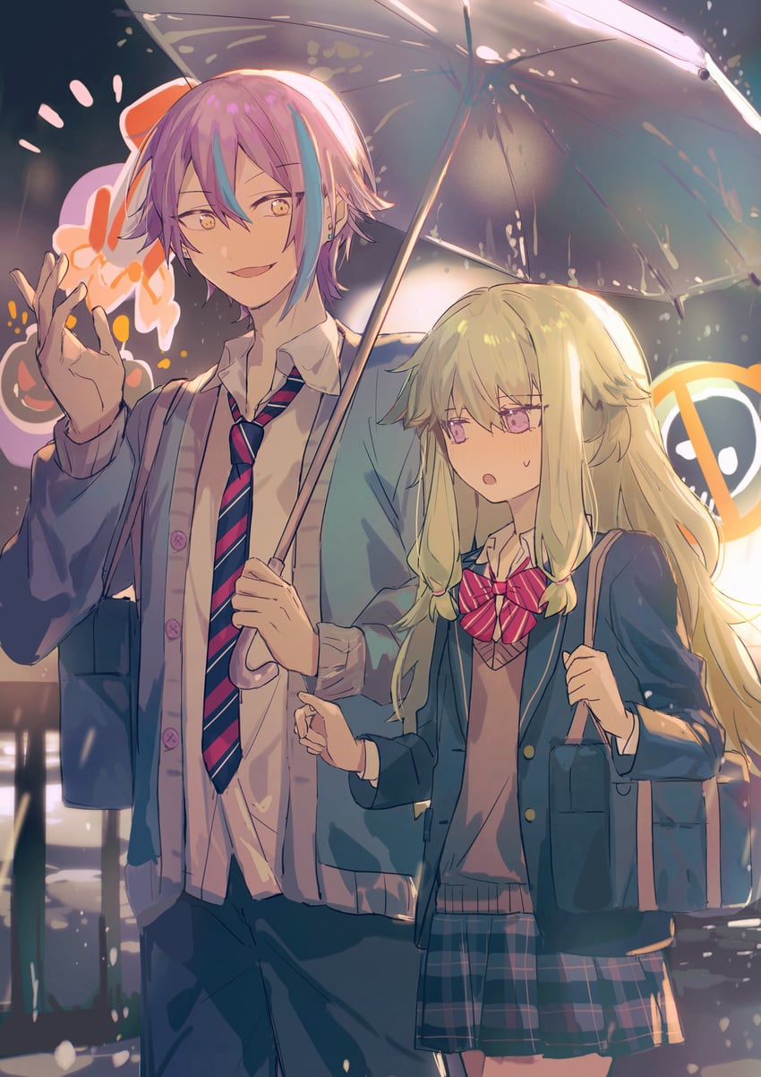 kusanagi nene and kamishiro rui (project sekai) drawn by yukifish