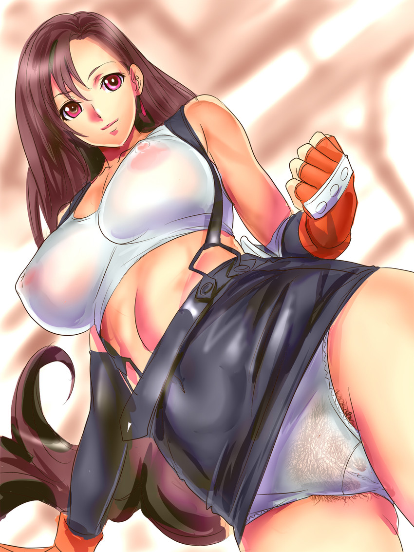 tifa lockhart (final fantasy and 1 more) drawn by dodai_shouji
