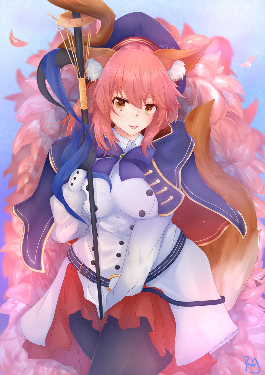 artoria pendragon, tamamo, tamamo no mae, and artoria caster (fate and 2 more) drawn by rexeig
