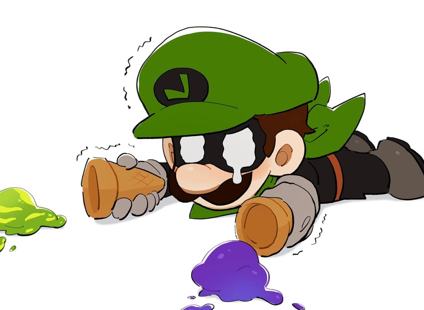 luigi and mr. l (mario and 2 more) drawn by mimimi_(mimimim9999)