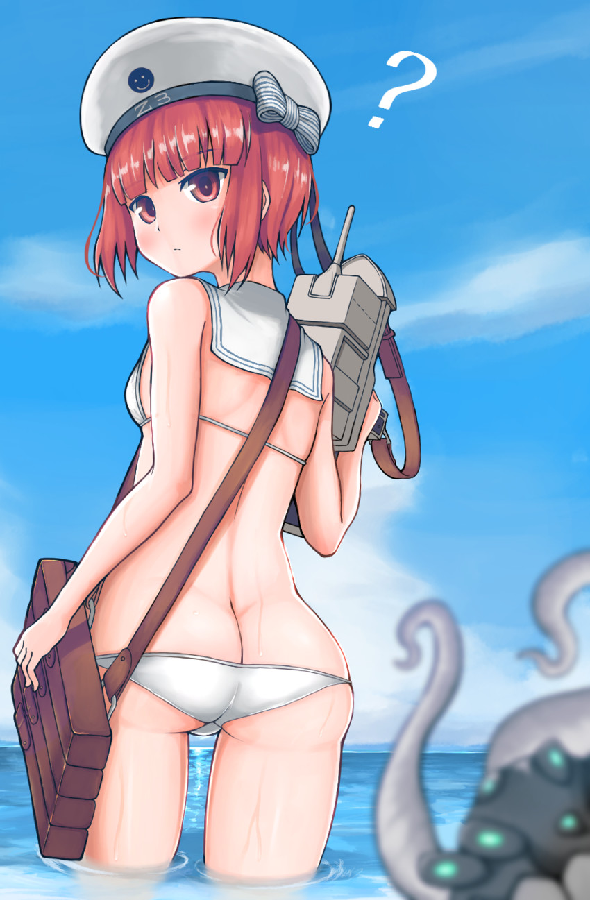 z3 max schultz and enemy naval mine (kantai collection) drawn by tiemu_(man190)