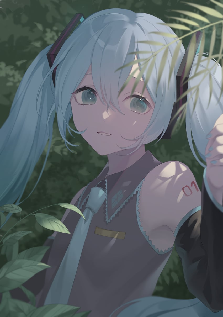 hatsune miku (vocaloid) drawn by suiri_(suiri_02)