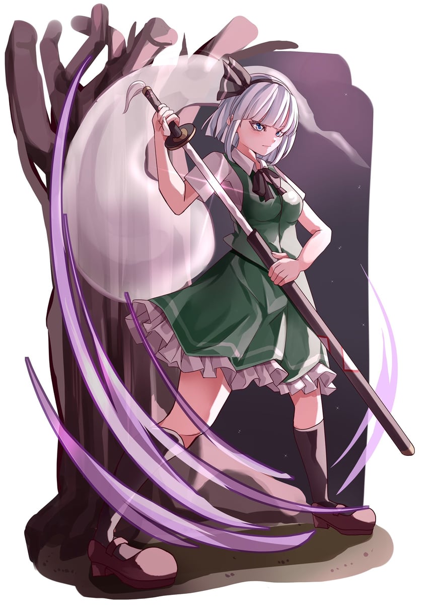 konpaku youmu (touhou) drawn by mahoro_(minase_mahoro)