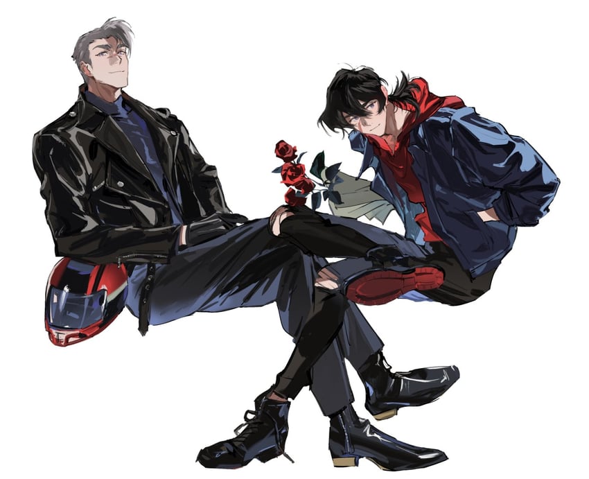 takashi shirogane and keith (voltron and 1 more) drawn by atie1225
