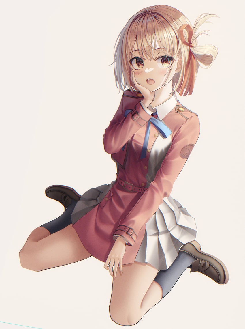 nishikigi chisato (lycoris recoil) drawn by alpha_beast
