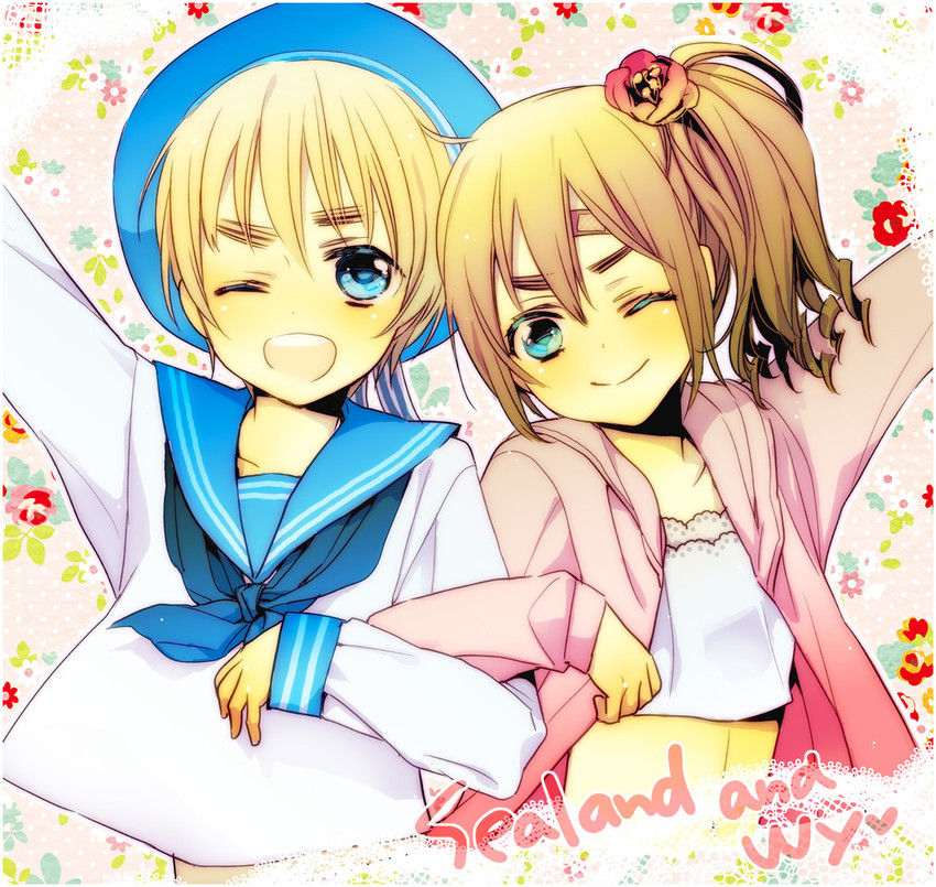 sealand and principality of wy (axis powers hetalia) drawn by crazy_garden