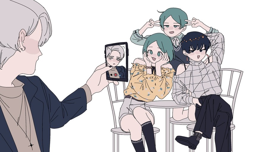 phosphophyllite and cairngorm (houseki no kuni) drawn by diffndk