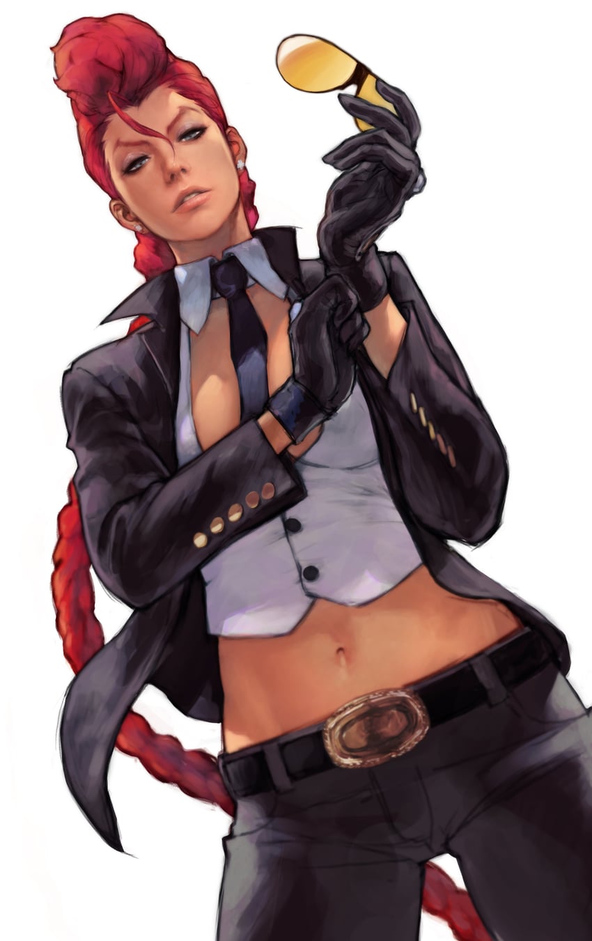 crimson viper (street fighter and 1 more) drawn by wave_61