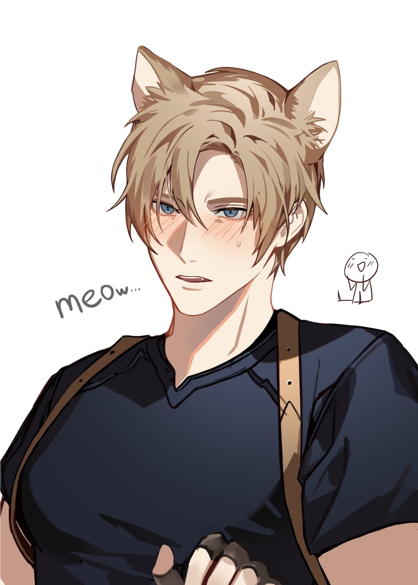 leon s. kennedy (resident evil and 1 more) drawn by jujeop