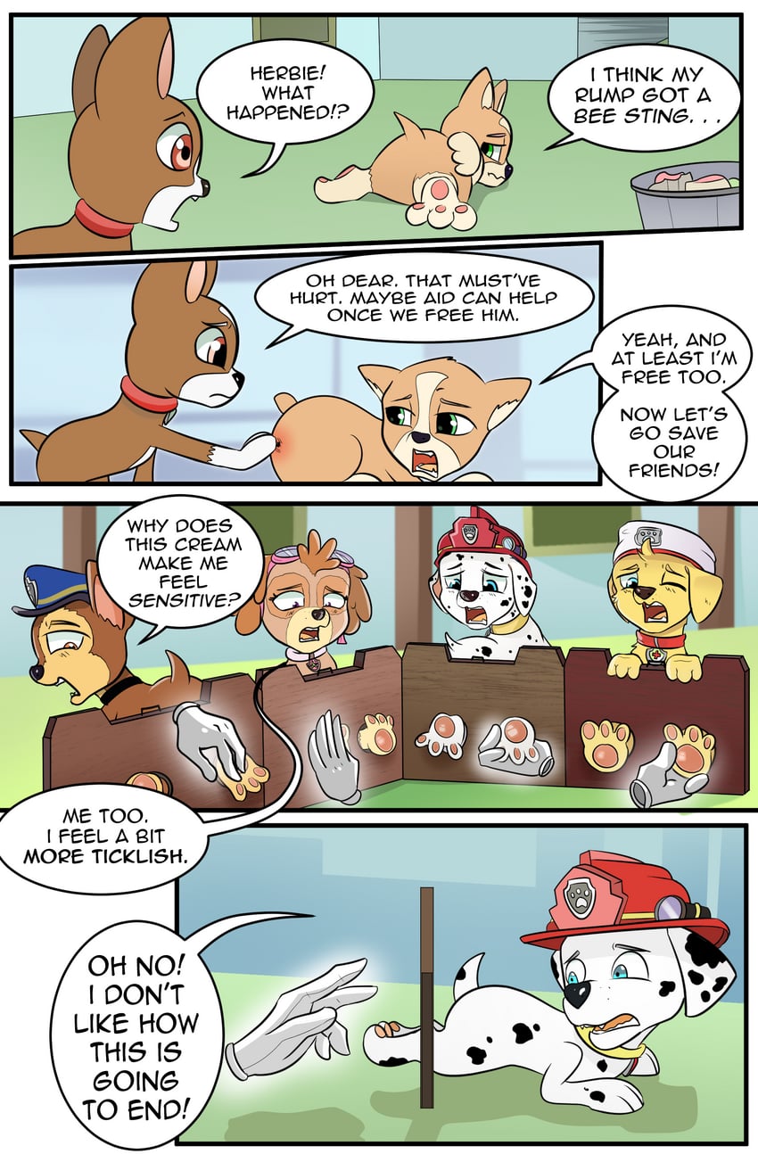 chase, skye, and marshall (paw patrol) drawn by candyclumsy