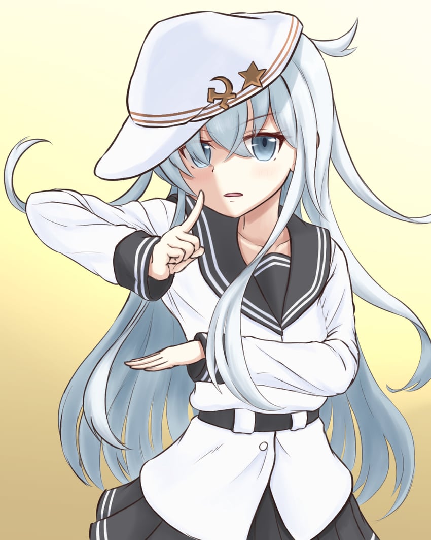 hibiki and verniy (kantai collection) drawn by ichimai_(apieceof_ray151)