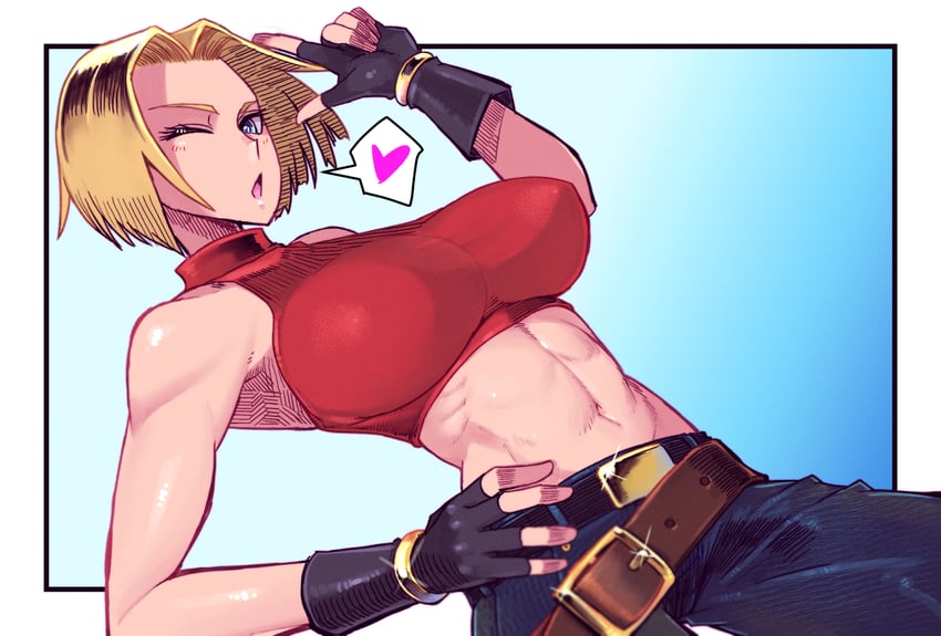 blue mary (the king of fighters and 1 more) drawn by misonou_hirokichi