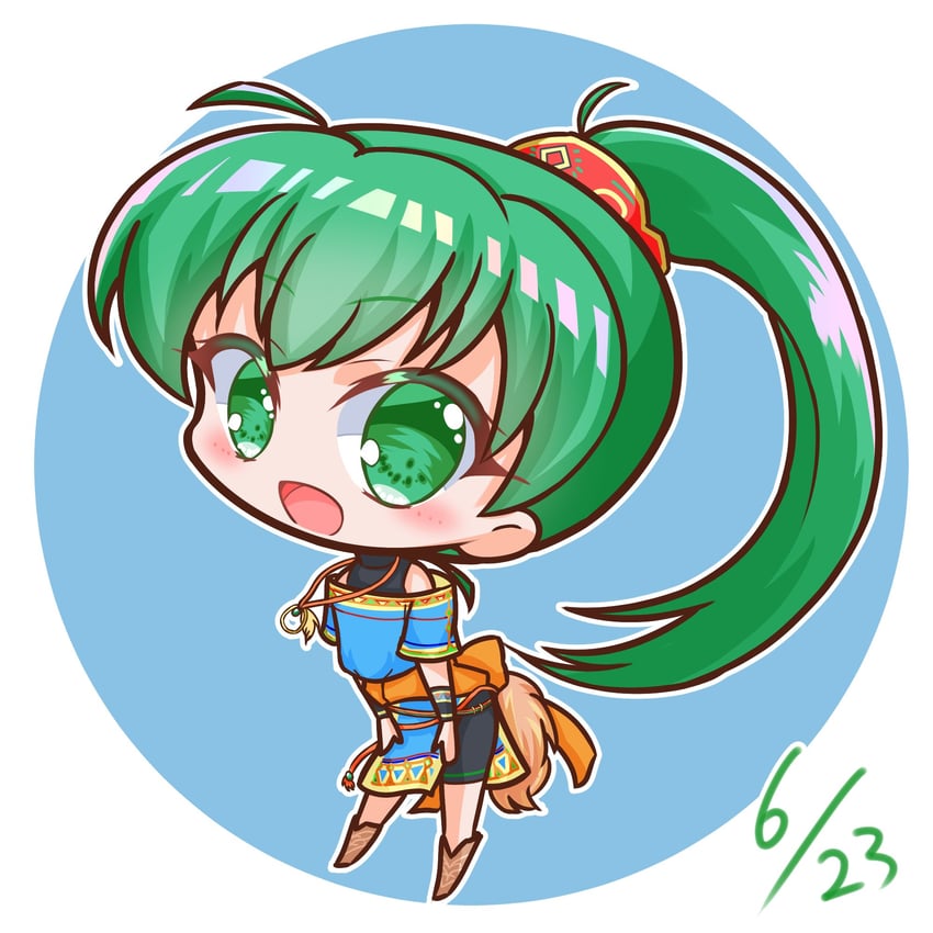 lyn (fire emblem and 2 more) drawn by griffonmask11