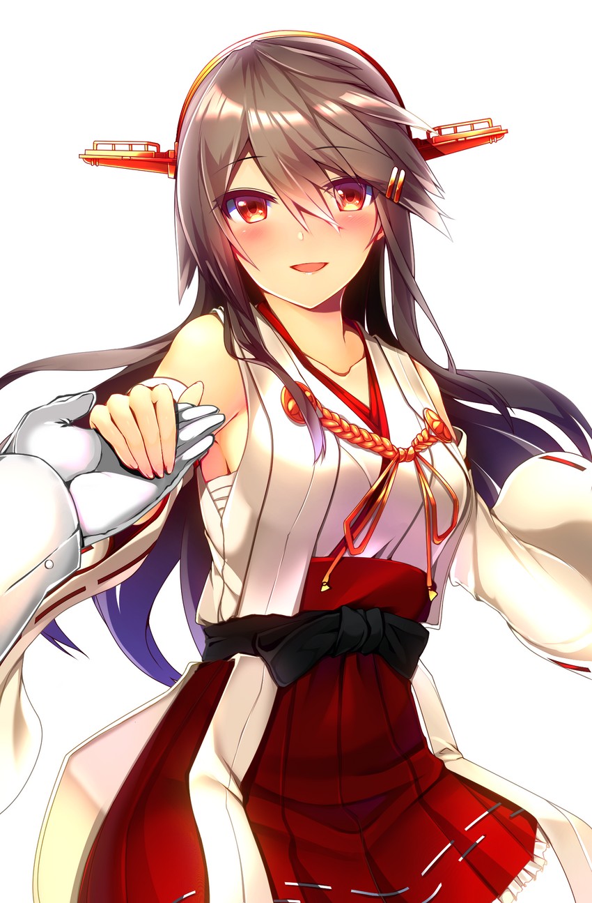 haruna and haruna kai ni (kantai collection) drawn by tsukui_kachou