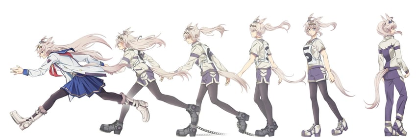 oguri cap (umamusume and 1 more) drawn by yangmal_(uma_red_sheep)