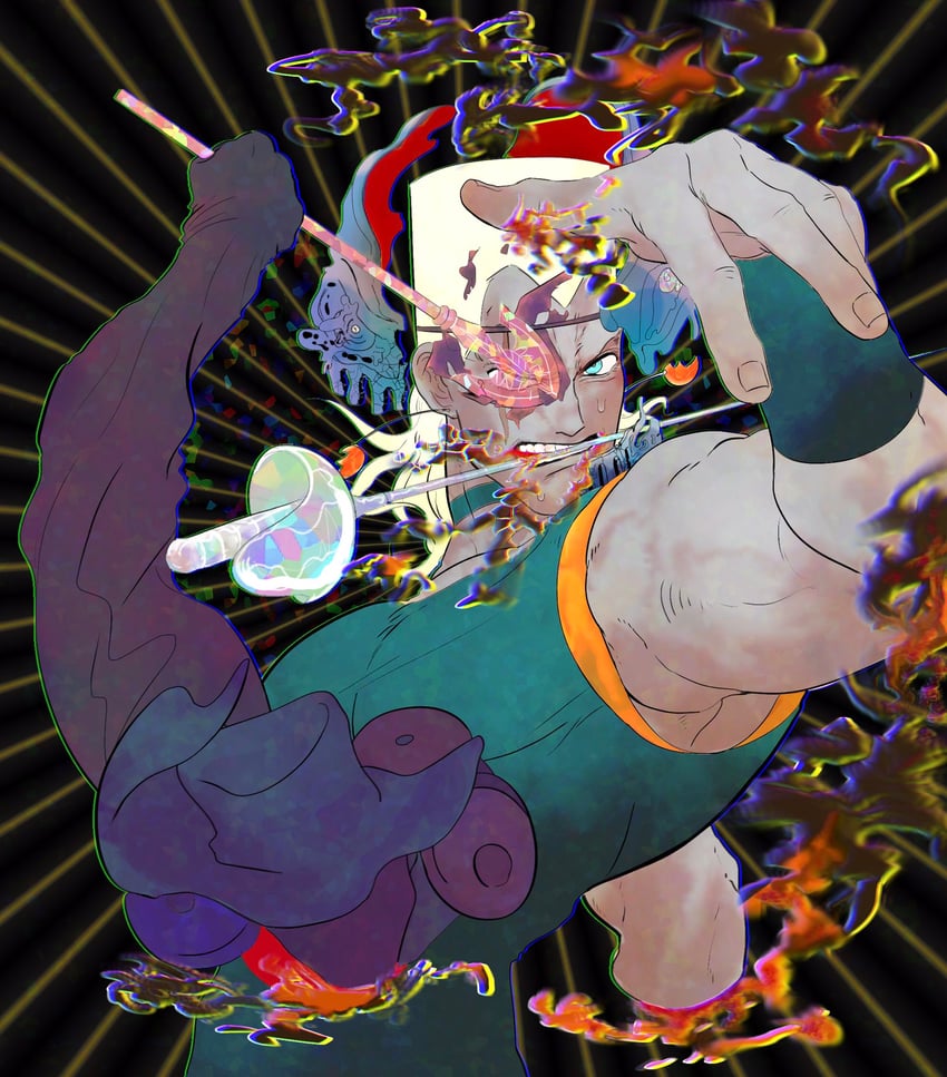 jean pierre polnareff, silver chariot, and chariot requiem (jojo no kimyou na bouken and 1 more) drawn by monpe_(sentakuchu)