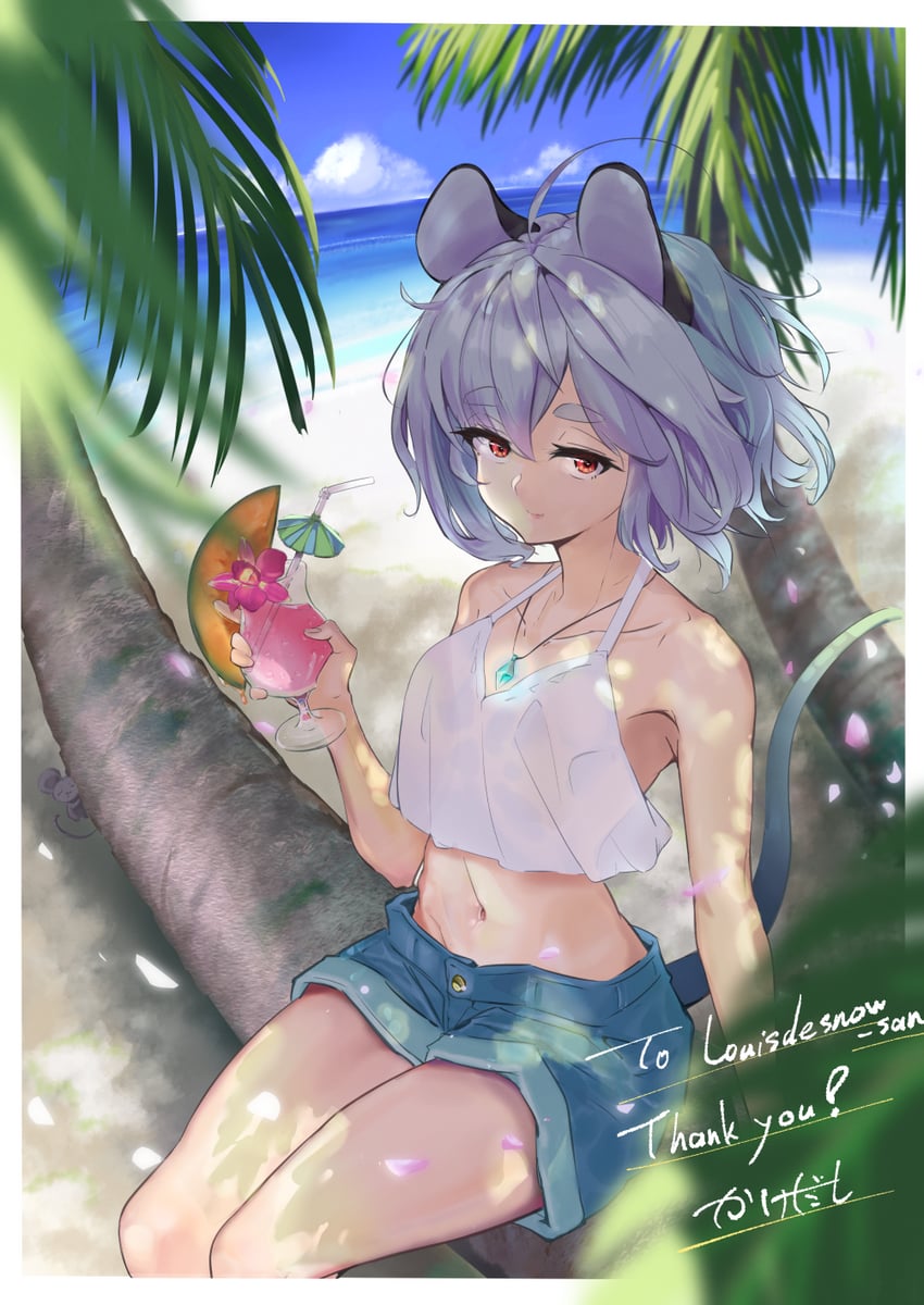 nazrin (touhou) drawn by kakedashi