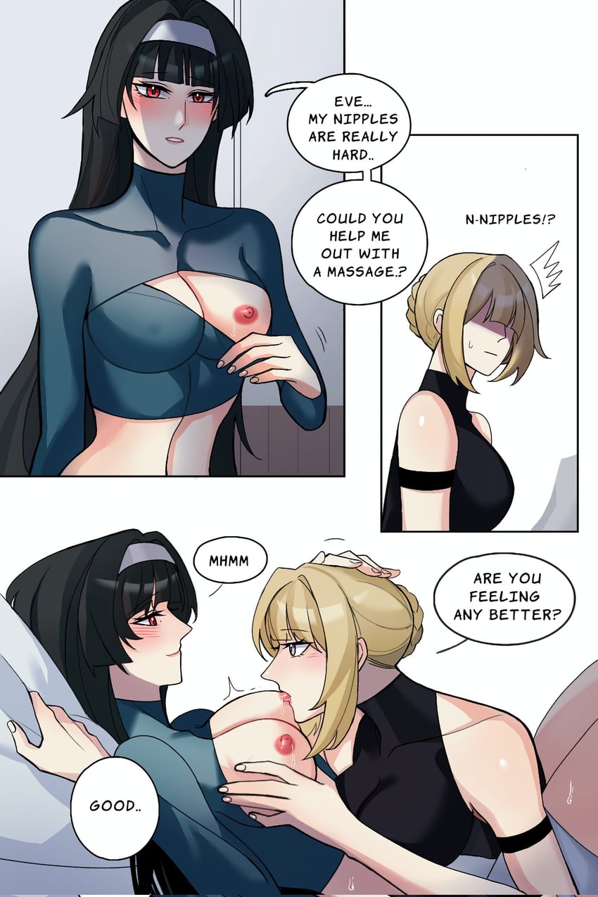 evelyn chevalier and astra yao (zenless zone zero) drawn by l0rd_s